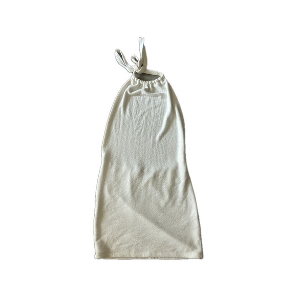 Terry Cloth Mini Halter Dress - Picture 1 of 6